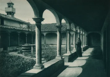 Cloisters in a Monastery, Florence, Italy