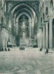 Interior of Monreale Cathedral, Sicily, Italy, 1927