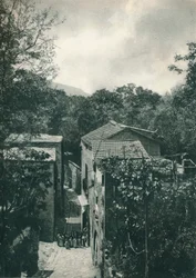 Narrow street, Capri, Italy, 1927