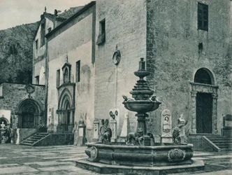 Public Fountain, Palermo, Sicily, Italy