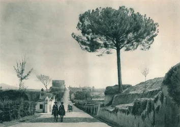 The Via Appia (Appian Way), Rome, Italy, 1927