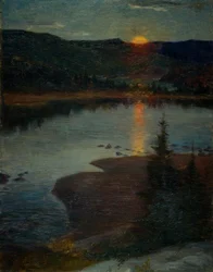 Moonrise in Valdres