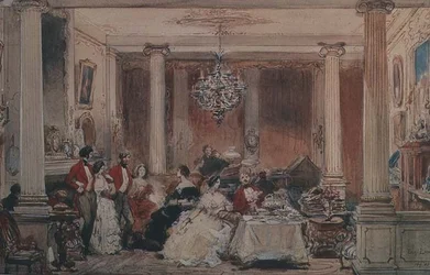 Interior of Colworth House, Bedfordshire