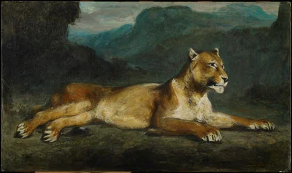 Lioness Reclining, c.1855