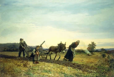 Plowing the Fields, 1877