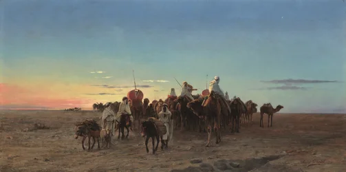 The Caravan at Dusk