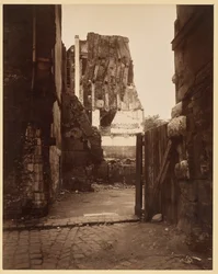 Street Corner at the Cemetery, Saint-Benoît