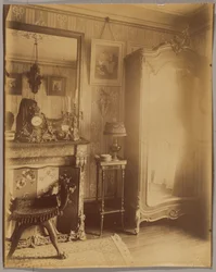 Interior of Mrs. D., Small Rentier, Boulevard du Port-Royal