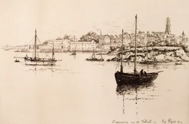 Douarnenez Seen from Treboul