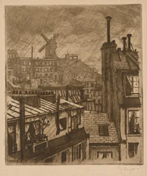 Montmartre, the Moulin de la Galette