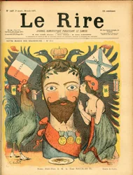 Cover of „Le Rire“, satirical in colour