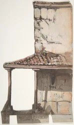Design for a Stage Set at the Opéra, Paris