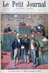 The New Municipal Council of Paris, 1900