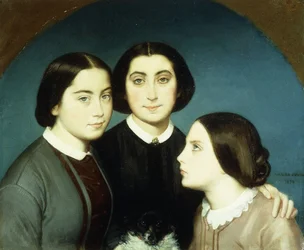 Portrait of the Three Daughters of Charles Naudier