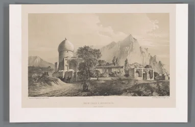 View of Imamzadeh Komijan in Iraq-i Ajam (Persian Landscapes)