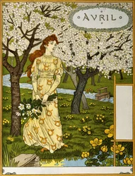 April, Illustration from the fine art portfolio 