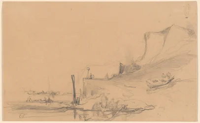 A Coast Road with Cliffs in the North of France