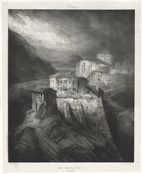 Picturesque and Romantic Journeys in Old France: Auvergne vol. II: St. John Church, Thiers, Plate