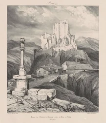 Ruins of the Château de Bouzols near Le Puy-en-Velay