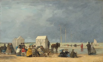 Bathing Time at Deauville, 1865