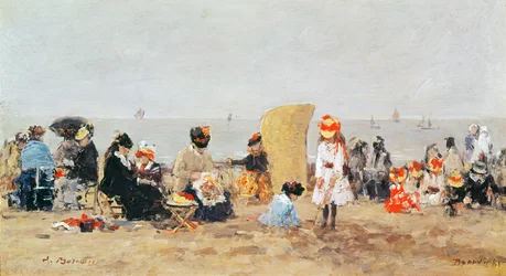 Beach Scene, Trouville, 1881