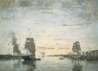 Entrance to the Harbor, Le Havre, 1883