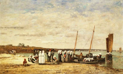 Fisherwomen Disembarking from Plougastel