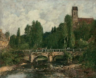 Saint-Cenery, the Church and the Bridge