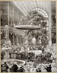 Opening of the 1851 World Exhibition in London by Lami