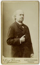Portrait of Leconte de Lisle, (Charles Marie Leconte, known as), (1818-1894), (Poet)