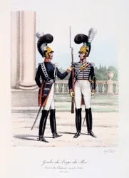 Gardes-du-Corps de Roi, Service de Chateau, Grande Tenue
