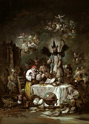 Allegorical Caprice. The Avarice, 1852