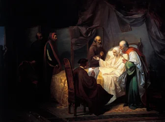 Dante Alighieri on His Deathbed