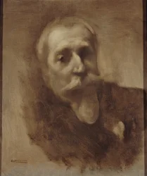 Portrait of the Poet, Journalist, and Novelist Anatole France 1844-1924, c. 1900