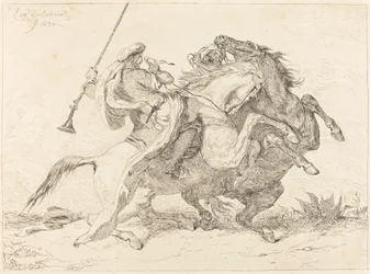 Encounter of Moorish Horsemen, 1834.