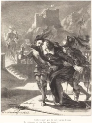 Hamlet Wishes to Follow the Ghost of His Father (Act I, Scene IV)