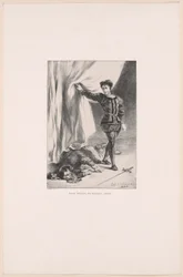 Hamlet and the Body of Polonius, plate 11 from Hamlet