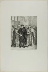 Hamlet and the Queen, plate 1 from Hamlet
