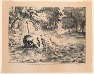 Illustration for Hamlet: The Death of Ophelia (IV, 7)