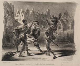 Illustrations for Faust: Duel of Faust and Valentin