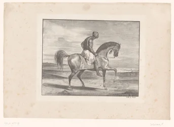 Man on Horseback in the Desert