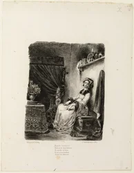 Marguerite at the Spinning Wheel