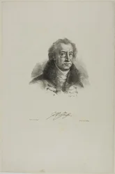 Portrait of Goethe, from Faust