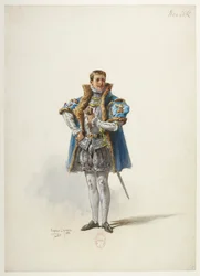 Saint-Saëns - Henry VIII - Costume Designs - Lacoste - Duke of Norfolk