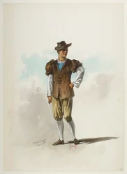 Saint-Saëns - Henry VIII - Costume Designs - Lacoste - 13. Costume