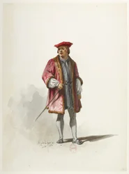 Saint-Saëns - Henry VIII - Costume Designs - Lacoste - 14. Costume