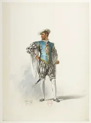 Saint-Saëns - Henry VIII - Costume Designs - Lacoste - 16. Costume