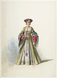 Saint-Saëns - Henry VIII - Costume Designs - Lacoste - 20. Costume