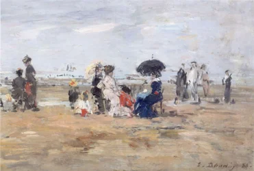 Trouville, Beach Scene