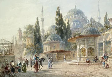 The Sehzade Mosque in Constantinople